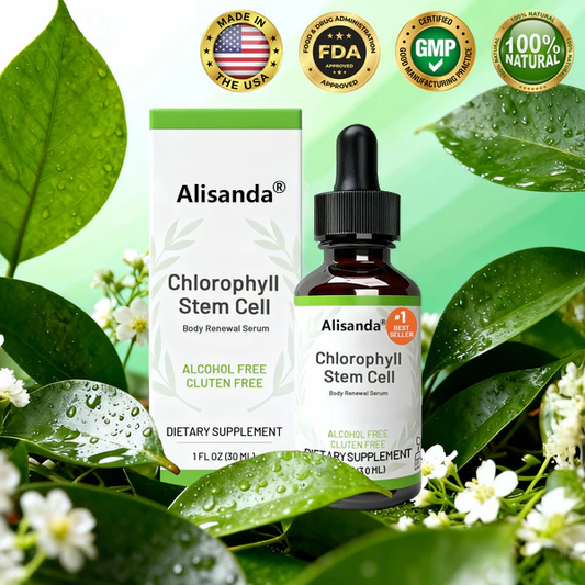 Alisanda® 𝖢𝗁𝗅𝗈𝗋𝗈𝗉𝗁𝗒𝗅𝗅 & 𝑆𝑡𝑒𝑚 𝐶𝑒𝑙𝑙 𝖻𝗈𝖽𝗒 𝗋𝖾𝗇𝖾𝗐𝖺𝗅 𝗌𝖾𝗋𝗎𝗆（𝐿𝑖𝑓𝑡 & 𝐹𝑖𝑟𝑚 𝑆𝑎𝑔𝑔𝑖𝑛𝑔 𝑆𝑘𝑖𝑛 & 𝑅𝑒𝑑𝑢𝑐𝑒 𝑊𝑟𝑖𝑛𝑘𝑙𝑒 𝐹𝑜𝑟𝑚𝑎𝑡𝑖𝑜𝑛